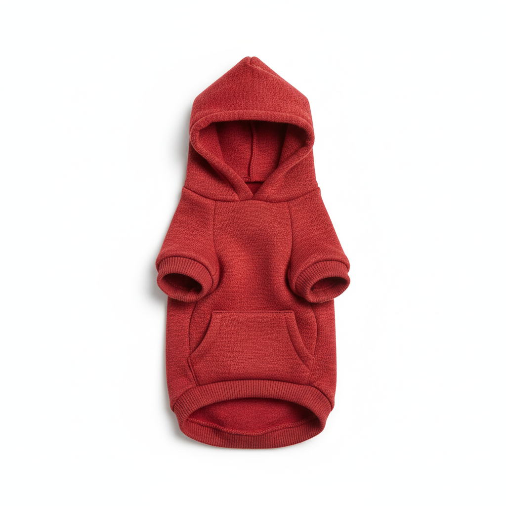 经典红色宠物卫衣