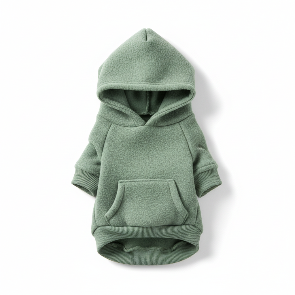 鼠尾草绿宠物卫衣